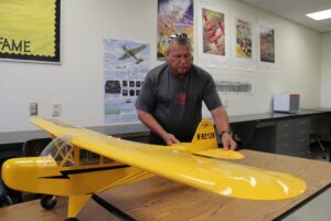 Steve Franks with Model Plane