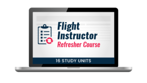 Image of Flight Instructor Refresher course on laptop