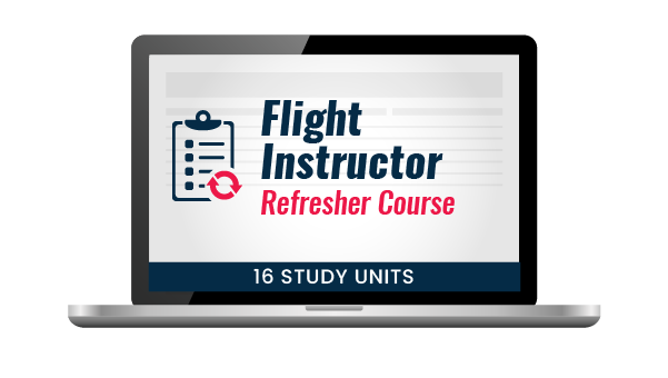 Image of Flight Instructor Refresher course on laptop