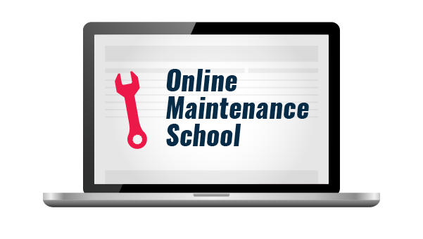 Image of online maintenance school course